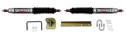 Steering Stabilizer, Silver, Black Boot, Dual, Parallel, Ford, Kit