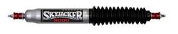 Steering Stabilizer Cylinders, Single, Stock Ride Height, Silver, Black Boot, Chevrolet, Dodge, Ford, GMC, International, Jeep, Plymouth, Each