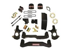 Suspension Lift, Spacer, Leaf Spring Block, 6.0 in.-7.0 in. Front, 6.0 in.-7.0 in. Rear, Chevy, GMC, Kit