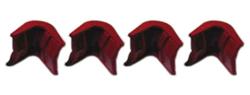 C-Bushings, Polyurethane, Red, Ford, 2 Degree, Kit