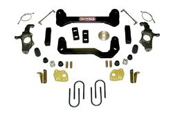 Lift Kit-Suspension; Suspension Lift Kit; 4in.Lift;Incl.Strng.Knuckles;X-Members;Bump Stop Ext.;Torsion Bar Re