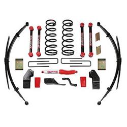 Suspension Lift, 4WD, 4.0-4.5 in. Front/Leveled Rear, Dodge, Pickup, Kit