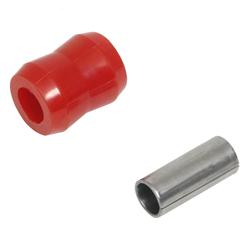 Shock Bushing, Hourglass Eye, Polyurethane, Red, 0.625 in. I.D., 1.50 in. Length, .500 in. Sleeve I.D., Each