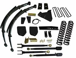 Suspension Lift, Coil/Leaf Springs, 6.0 in. Front, 6.0 in. Rear, Ford, Kit