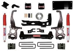 Suspension Leveling & Lift Kits, Suspension Lift Kit, Steering Knuckles, Rear Leaf Spring Blocks, Rear Shocks, 4.50 in. Lift Front and Rear, Ford, Kit