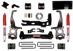 Suspension Leveling & Lift Kits, Suspension Lift Kit, Steering Knuckles, Rear Leaf Spring Blocks, Shocks, 4.50 in. Lift Front and Rear, Ford, Kit