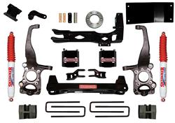 Suspension Leveling & Lift Kits, Suspension Lift Kit, Front Strut Extensions, Rear Leaf Spring Blocks, 6.00 in. Lift Front and Rear, Ford, Kit