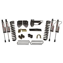 Skyjacker Suspension Lift Kit, 4 in, Front Coil Springs, Rear Leaf Blocks, ADX 2.0 Adventure Shocks With Remote Reservoir, Hardware, Ford Kit