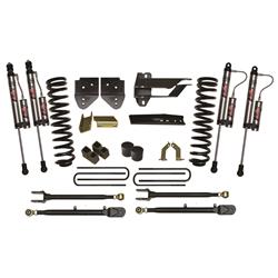 Skyjacker Suspension Lift Kit, 4 in, Front Coil Springs, Rear Leaf Blocks, ADX 2.0 Adventure Shocks With Remote Reservoir, Hardware, Ford Kit