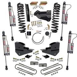 4 in. Suspension Lift Kit with Coils, Blocks, and ADX Remote Reservoir Shocks.