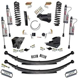 4 IN. LIFT KIT WITH FRONT COILS, REAR LEAFS, AND ADX REMOTE RESERVOIR SHOCKS.