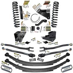 6 in. Lift Kit with Front Coils, Rear Leaf Springs, And 4-Link Conversion.