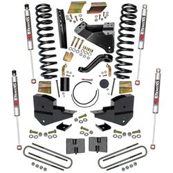 6 IN. SUSPENSION LIFT KIT WITH FRONT COILS, REAR BLOCKS, & M95 MONOTUBE SHOCKS.