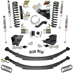 6 IN. LIFT KIT WITH FRONT COILS, REAR LEAF SPRINGS, & M95 MONOTUBE SHOCKS.