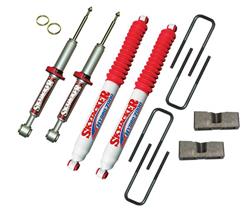 Suspension Lift, Leaf Spring Block, Shocks, 3.0 in. Rear, Ford, Kit