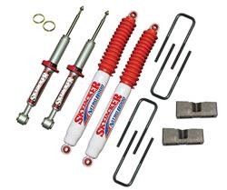 Suspension Lift, Strut Kit, Leaf Spring Block, Shocks, 3.0 in. Front, 2.0 in. Rear, Ford, Kit