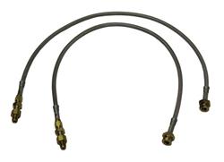 Brake Lines, Braided Stainless Steel, Chevy, GMC, Front, 2-4 in. Lift, Pair