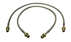 Brake Lines, Braided Stainless Steel, Toyota, Pickup, Front, 3-7 in. Lift, Pair