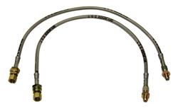 Brake Lines, Braided Stainless Steel, Jeep, Front, 2-4 in. Lift, Pair