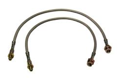 Brake Lines, Braided Stainless Steel, Jeep, Front, 3-5 in. Lift, Pair