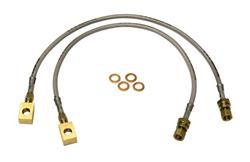 Brake Lines, Braided Stainless Steel, International, Scout II, Front, 2-4 in. Lift, Pair