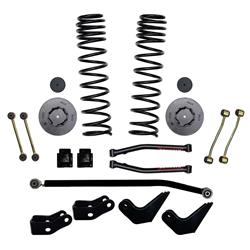 Suspension Lift Kit, Long Travel, Dual Rate, Front Coil Spring, Rear Coil Spring Spacer, 3.0 in. Jeep, Kit