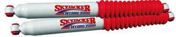Shocks and Struts, Hydro Shocks, Lifted Ride Height, 2.00 - 3.00 in. Lifted Amount Range, Twin-tube, Gas-charged, Red Boot, Rear, Jeep, Each