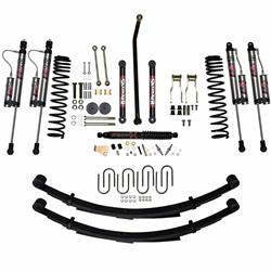 Skyjacker Suspension Lift Kit, Front Coil Springs, Rear Leaf Springs, ADX 2.0 Adventure Shocks with Remote Reservoir, Jeep , Kit