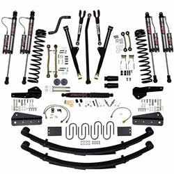 Skyjacker Suspension Lift Kit, 8 in. Rock Ready, Front Coil Springs, Rear leaf springs, Gas Charged Shocks With Remote Reservoir, Jeep,Kit