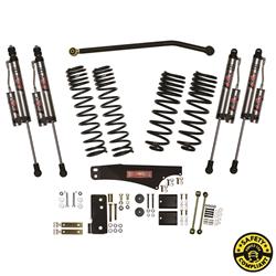 Skyjacker Suspension Lift Kit, 3.5 in, Front and Rear Coil Springs, Front and Rear Track Bar Brace and Bracket, Sway Bar End Links, Jeep, Kit