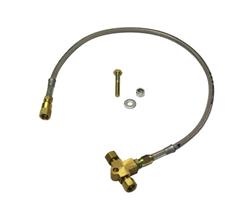Brake Line, Braided Stainless Steel, Chevy, GMC, Rear, 2-4 in. Lift, Each
