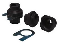 Radius/Strut Arm Bushings, Polyurethane, Red, Ford, Kit