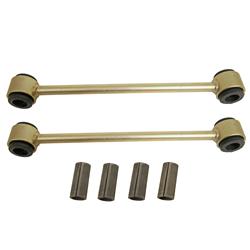 Sway Bar End Links, Rear, Extended, 2-4 in. Lift,  Rubber Bushings, Black, Jeep, Pair