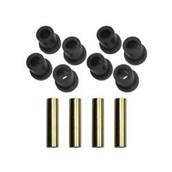 Bushings, Leaf Spring and Shackle, Polyurethane, Black, Front and Rear, International, Scout II, 4WD, Kit