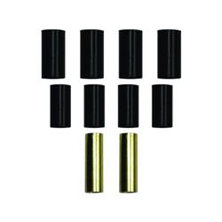 Bushings, Leaf Spring, Polyurethane, Black, Front and Rear, Jeep, 4WD, Kit