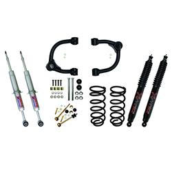 Suspension Lift, Upper Control Arm, Rear Coil Springs, 3 in. Front/ 2.5 in. Rear Lift, Black Max Series Rear Shocks, Toyota, Kit