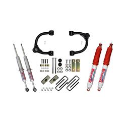 Suspension Lift, Upper Control Arm, Rear Leaf Blocks, 3 in. Front/ 2 in. Rear Lift, Nitro 8000 Series Rear Shocks, Toyota, Kit