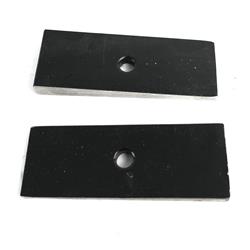 Leaf Spring Axle Shim, 6 Degrees, Aluminum, 1.750 in. Width, Pair