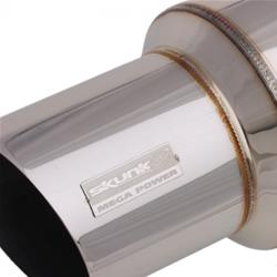 Exhaust System, Mega Power RR, Cat-Back, 3.00 in. Pipe, Polished Muffler, Resonator, 4.33 in. Polished Tip, use on Honda®, Civic EX/Si, Kit