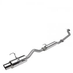 Exhaust System, Mega Power RR, Cat-Back, 3.00 in. Pipe, Polished Muffler, Resonator, 4.33 in. Polished Tip, use on Acura®, RSX Type-S, Kit
