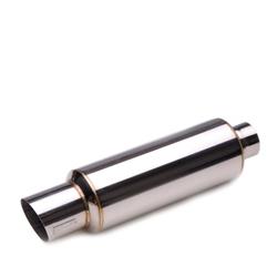 Universal Muffler, Mega Power 304SS Universal Muffler 3 IN Inlet / 4-1/2 IN Outlet