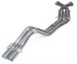 Exhaust, Loud Mouth, Cat-Back, Stainless Steel, Natural, Polished, X-Pipe, Tips, Pontiac, 5.7L, Kit