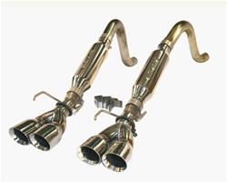 Exhaust System, Axle-Back, Stainless Steel, Polished, Chevy, 6.0L, Kit