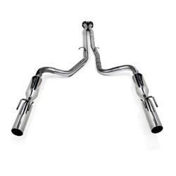Exhaust, Loud Mouth, Cat-Back, Stainless Steel, Natural/Polished, Polished Tips, Pontiac, 6.0L, Kit