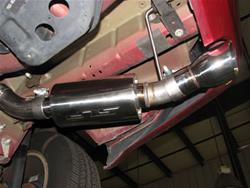 Exhaust System, PowerFlo, Rear Axle-back, Single, Stainless Steel, Natural, Rear Exit, Ford, 4.0L, Kit