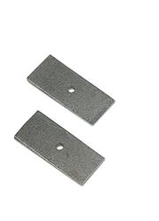 Degree Shims, 6 Degree, 2 in. x 4.75 in., Aluminum, Contoured, Pair