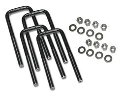 Kit 4 U-Bolts W/Nuts & Washers 9/16" x 3" x 9" Square Bend