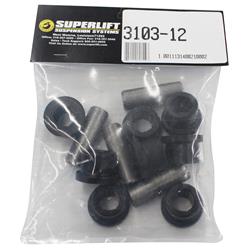 Control Arm Bushings, Front, Upper, Polyurethane, Black, Chevy, GMC, Set