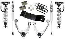 FOX LIFT KIT GM 1500 14-18 3.5" ALUMINUM UPPER ARM 4WD