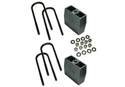 Lift Blocks/U-Bolts, Cast Iron, 5 in. Lift, Rear, Chevy, GMC, Pickup, RWD/4WD, Kit